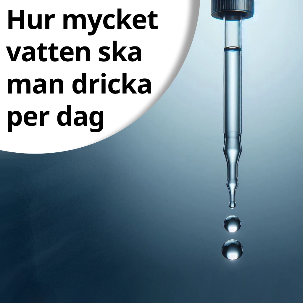 Räkna ut hur mycket vatten du ska dricka [Online Kalkulator]